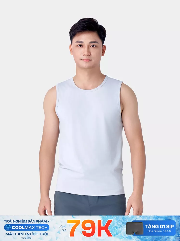 Áo Sát Nách Nam 5S Fashion Cotton Slimfit ASN24008