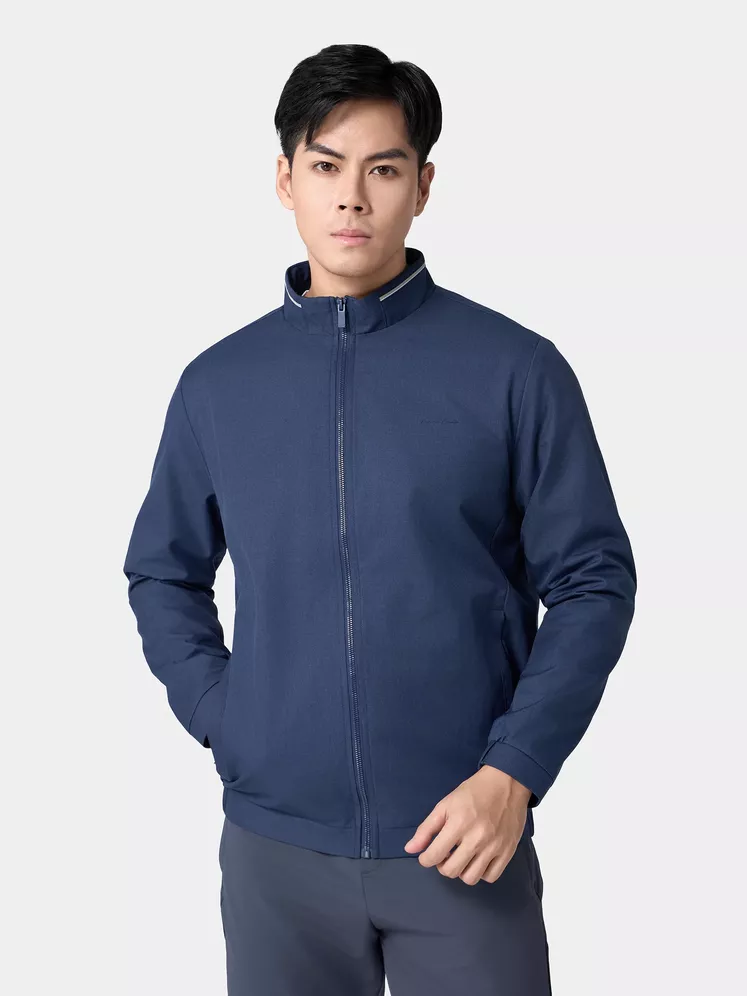 Áo Khoác Thời Trang Nam 5S Fashion Cổ Dệt Line AKH24003