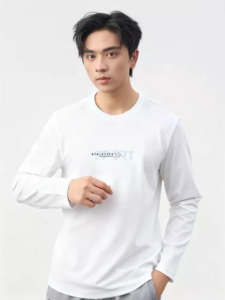 Áo Thun Nam Dài Tay ATHLETICS 5S FASHION Phom Slimfit M0ATH25002