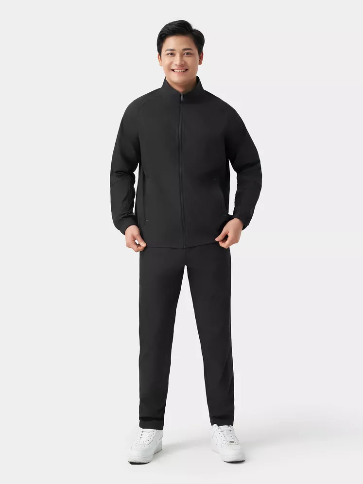 Bộ Quần Áo Nam Vải Gió 5S Fashion Basic Cạp Chun Phối Cúc BOG23001