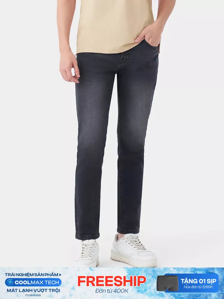 Quần Jean Nam Cotton 5S Fashion Slimfit QBD23025