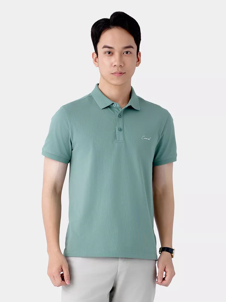 Áo Polo Nam 5S Fashion Dệt Hiệu Ứng Phom Slimfit APC25014