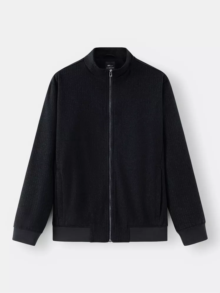 Áo Khoác Dạ Thời Trang Nam 5S Fashion Cổ Trụ AKH24068