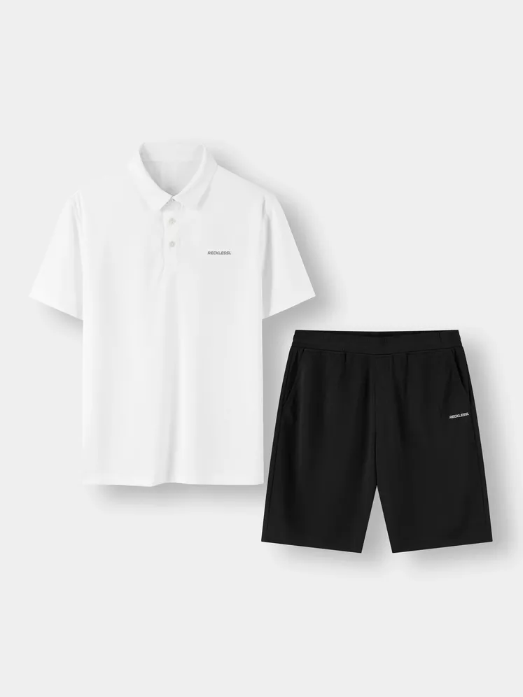 Bộ Polo Phối Short RECKLESSL 5S Fashion Phom Slimfit MBPL26008