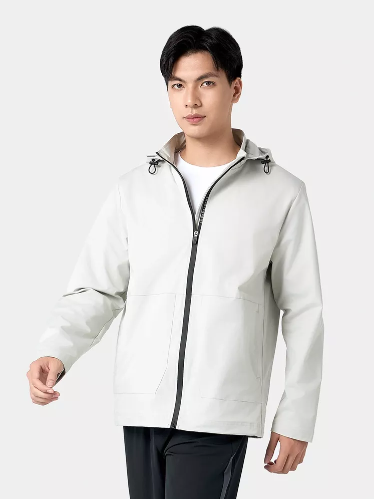 Áo Khoác Gió Nam 5S Fashion Mũ Tháo Được Lót Nỉ AKG24005