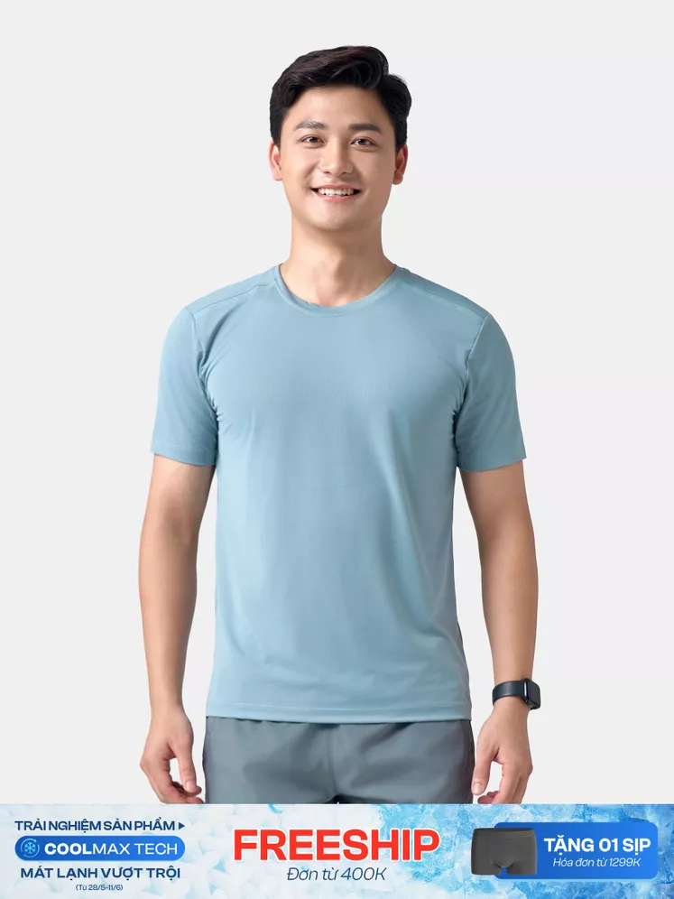 Áo Thun Nam 5S Fashion Chất Liệu Thể Thao Phom Slimfit ATS24039