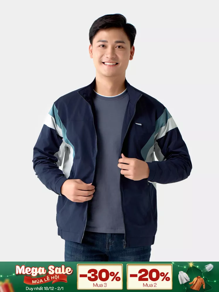 Áo Khoác Gió Nam 2 Mặt 5S Fashion Phom Slimfit AKG24017 