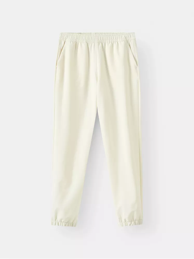 Quần Dài Nữ 5S Fashion Vải Gió Dáng Jogger Phom Slimfit WBQDT25008