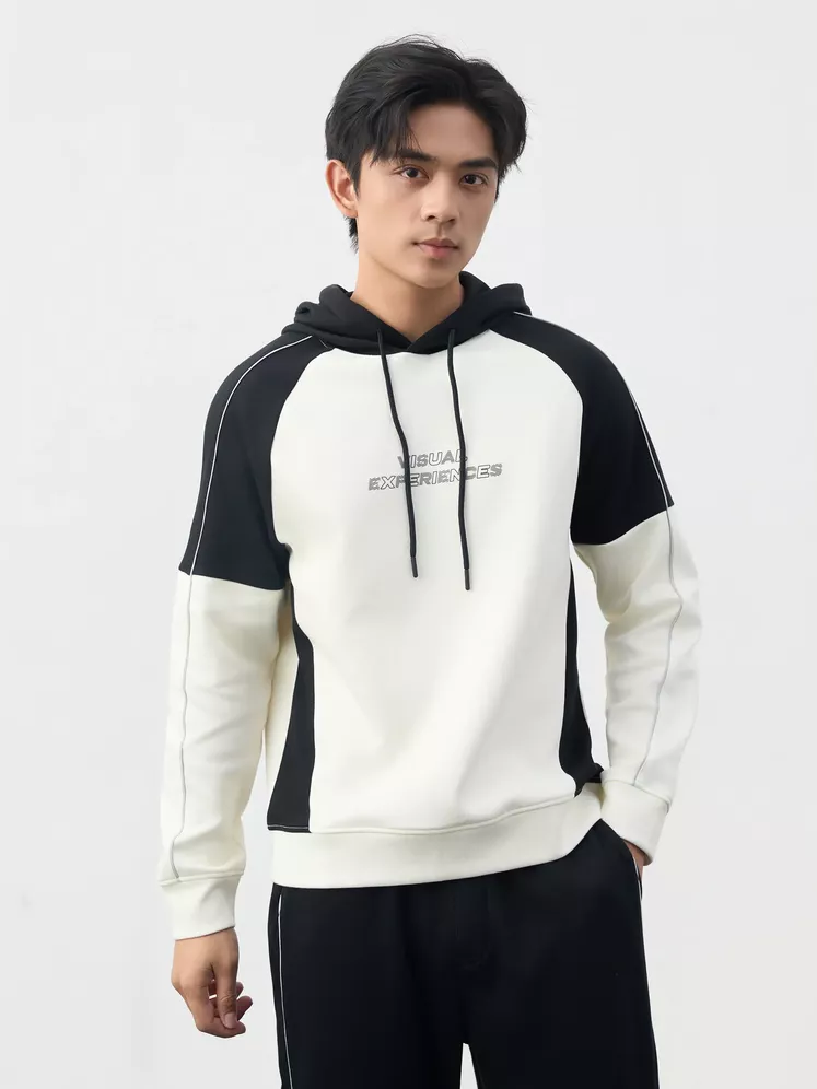 Áo Nỉ Hoodie Nam 5S Fashion Can Phối Phom Casual MBANH25008