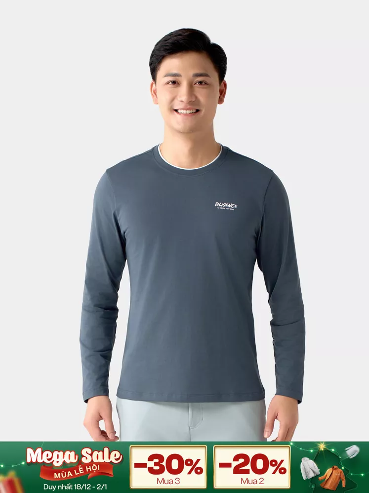 Áo Thun Nam Dài Tay Ultra-Soft 5S Fashion Phom Slimfit ATH24014