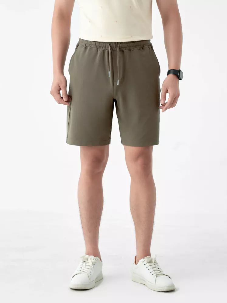 Quần Short Casual Nam 5S Fashion Thêu Chữ QSC24003