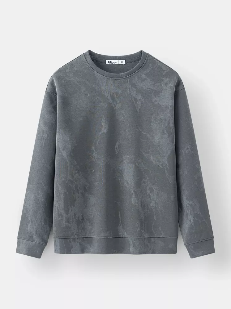 Áo Nỉ Nam Cotton 5S Fashion Họa Tiết Phom Casual ANI24001