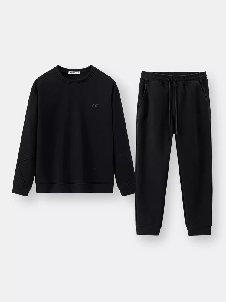 Bộ Quần Áo Nỉ Nam 5S FASHION Trơn Basic Phom Slimfit BNI24025