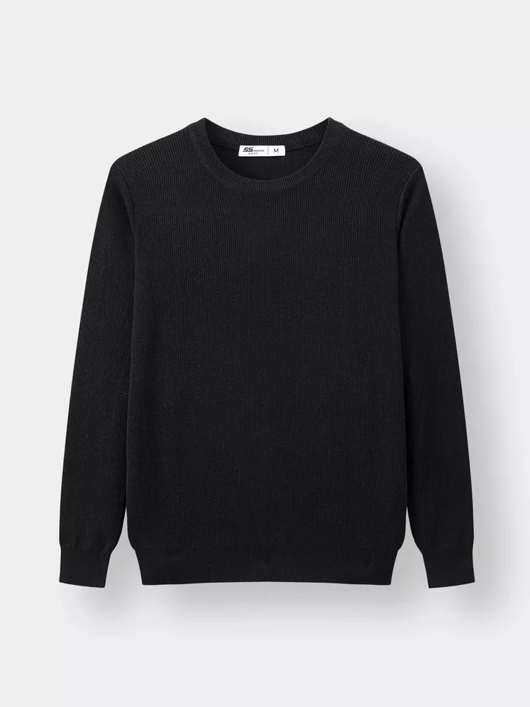 Áo Len Trơn Nam 5S Fashion Slim Fit ALO23004