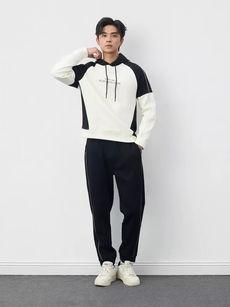 Set Bộ Nỉ Hoodie Nam 5S Fashion Can Phối Phom Casual MBNH25008