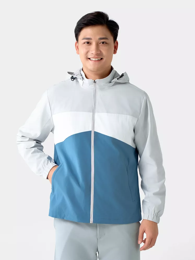 Áo Khoác Gió Nam Có Mũ Can Phối 5S Fashion AKG24006