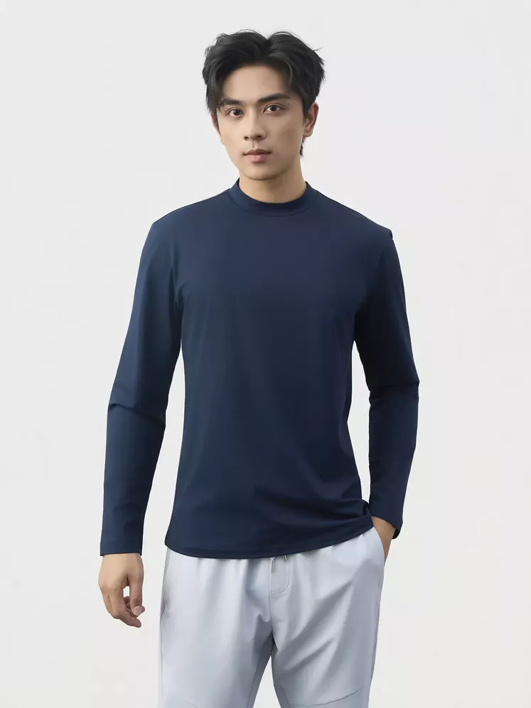 Áo Giữ Nhiệt Nam Cổ 3 Phân 5S Fashion HEATTECH Extra-warm Siêu Ấm M0AGN25005