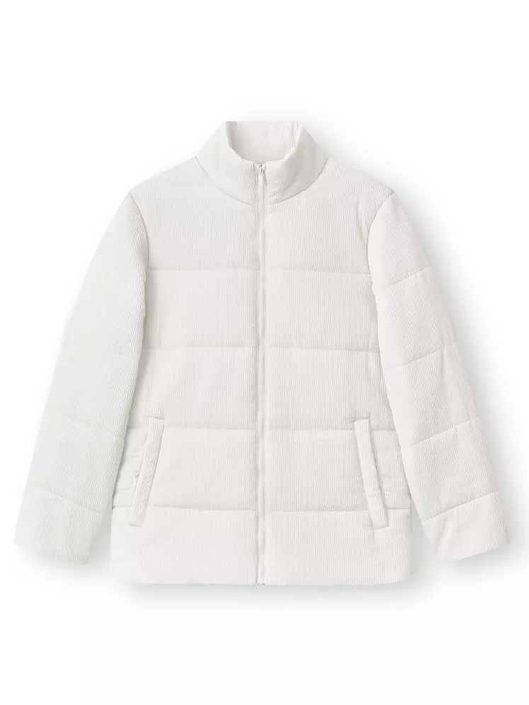 Áo Phao Nữ 5S FASHION W-PUFFER HEATLOCK Mặt Vải Hiệu Ứng W0APH25007