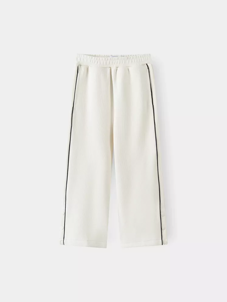 Quần Dài Casual Bé Gái 5S Fashion Phối Cúc Gấu Quần G0QDC25001