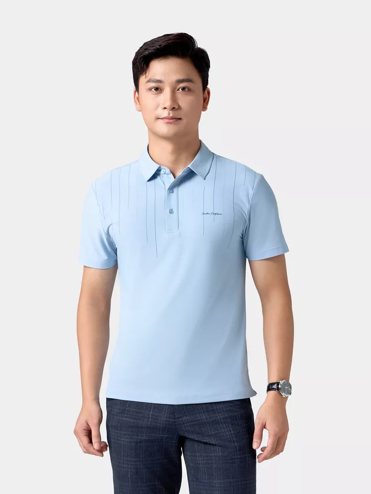 Áo Polo Nam 5S Fashion Họa Tiết Phom Slimfit APC24031