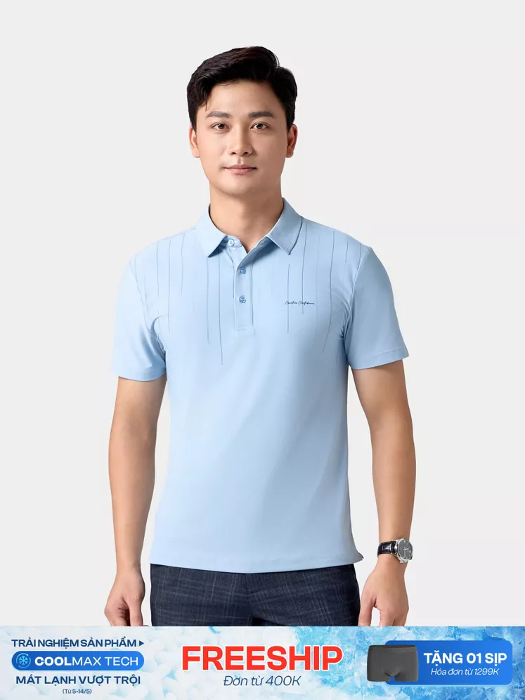 Áo Polo Nam 5S Fashion Họa Tiết Phom Slimfit APC24031