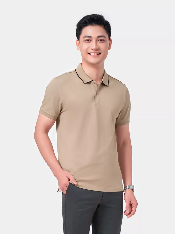 Áo Polo Nam 5S Fashion Trơn Basic Slimfit APC24070