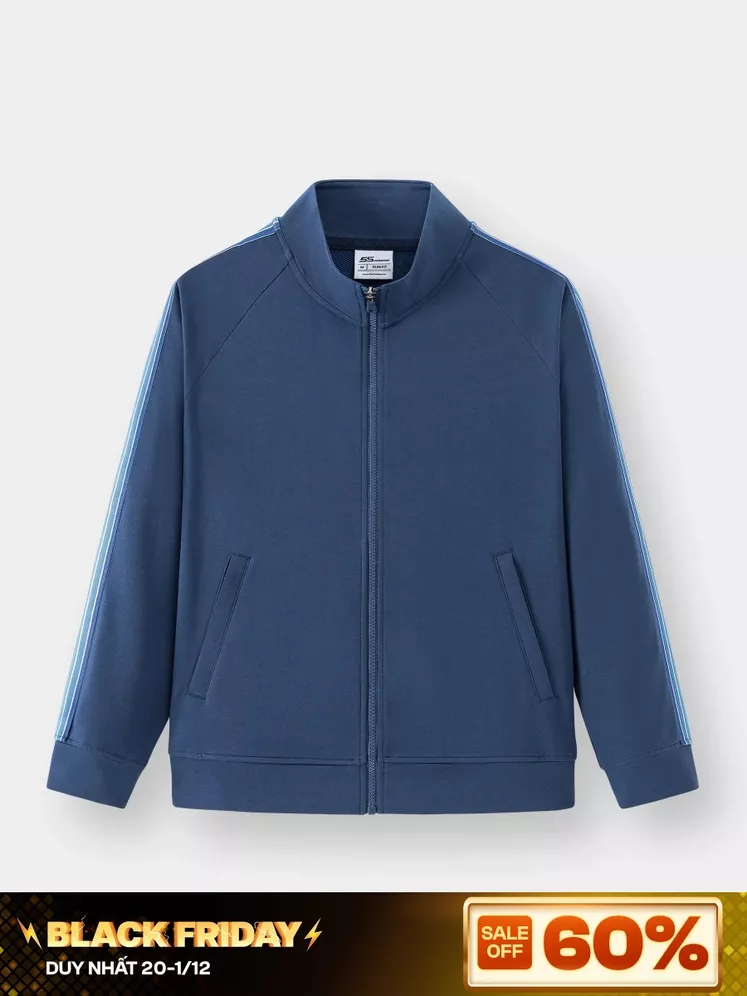 Áo Nỉ Khóa Dáng Sport 5S Fashion Slimfit ABK23002