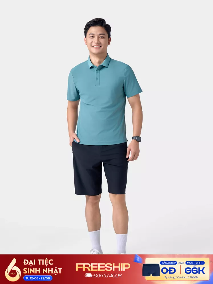Bộ Quần Áo Polo Nam Basic Nhẹ Mát Phom Regular BAPC24003-BQST24003