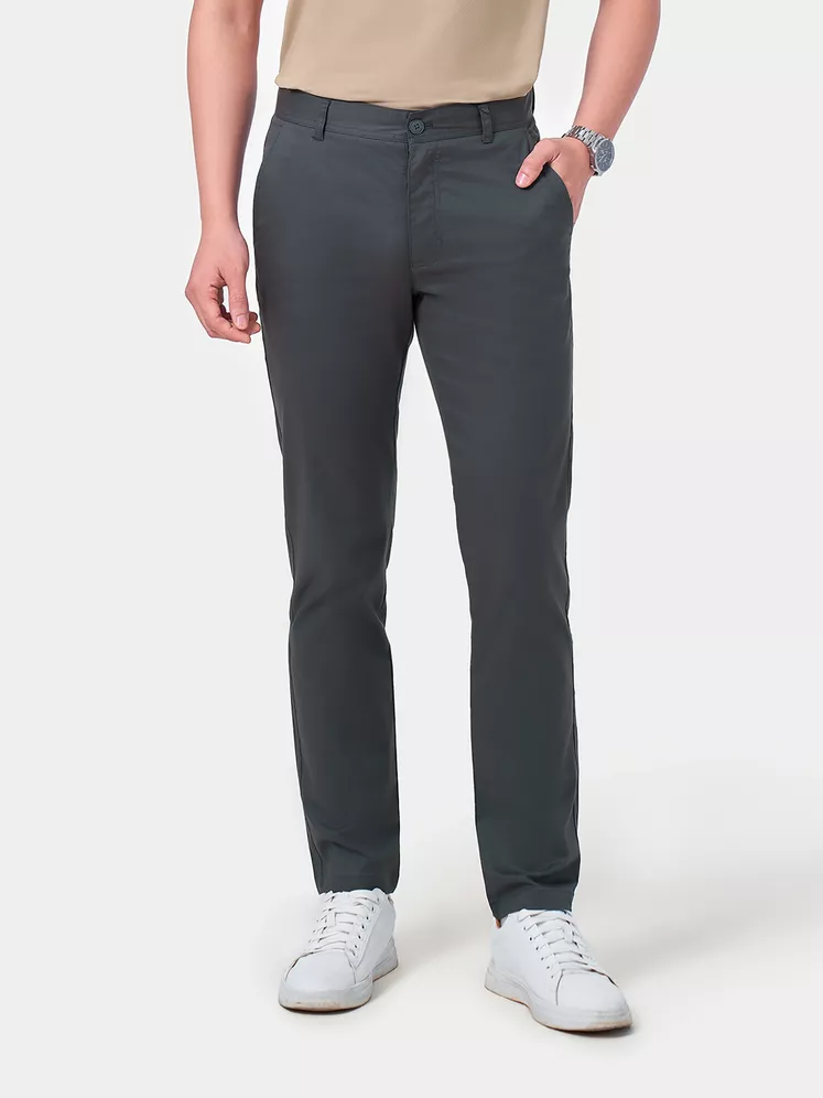 Quần Dài Kaki Nam 5S Fashion Phom Slimfit Trơn QKD23009