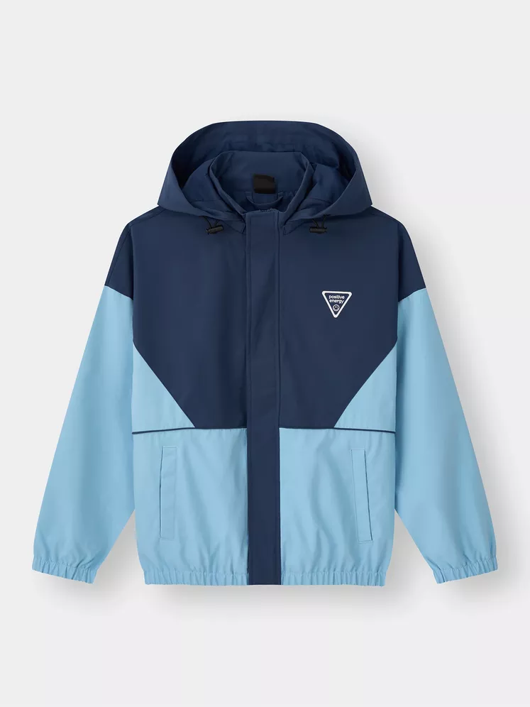 Áo Khoác Gió Bé Trai 5S Fashion Mũ Rời Can Phối Regular B0AKG25006