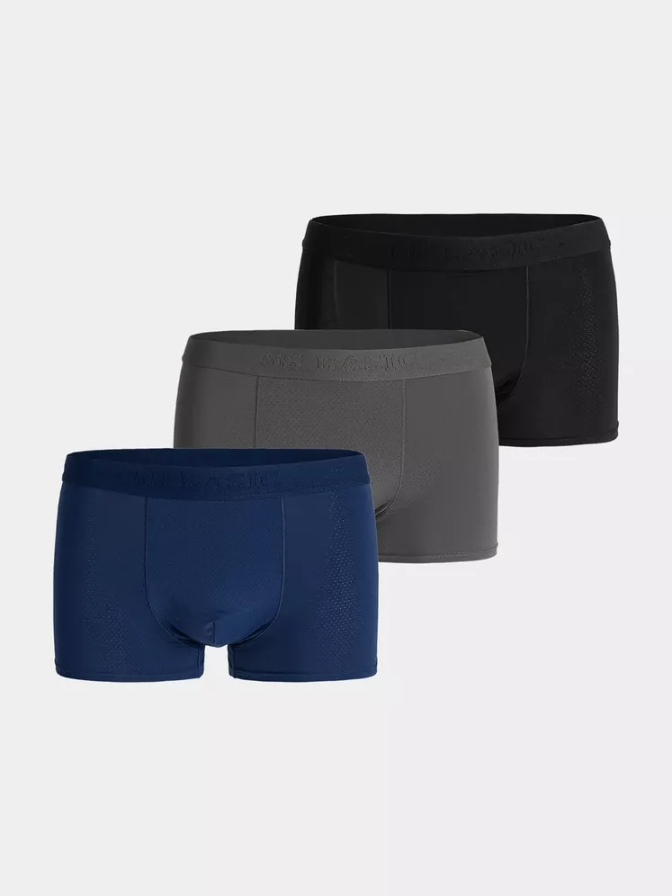 Combo 3 Quần Lót Nam Boxer 5S Fashion Dệt Thoáng Khí 3C-Y0BOX22002