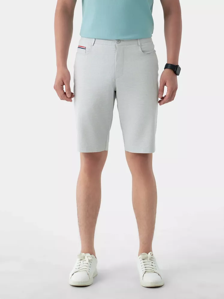 Quần Short Kaki Nam 5S Fashion Trơn Slimfit QSK24001