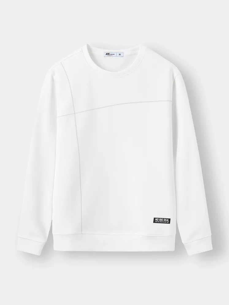 Áo Nỉ Nam 5S Fashion Phom Slimfit Phối Kẻ Tinh Tế M0ANI25005