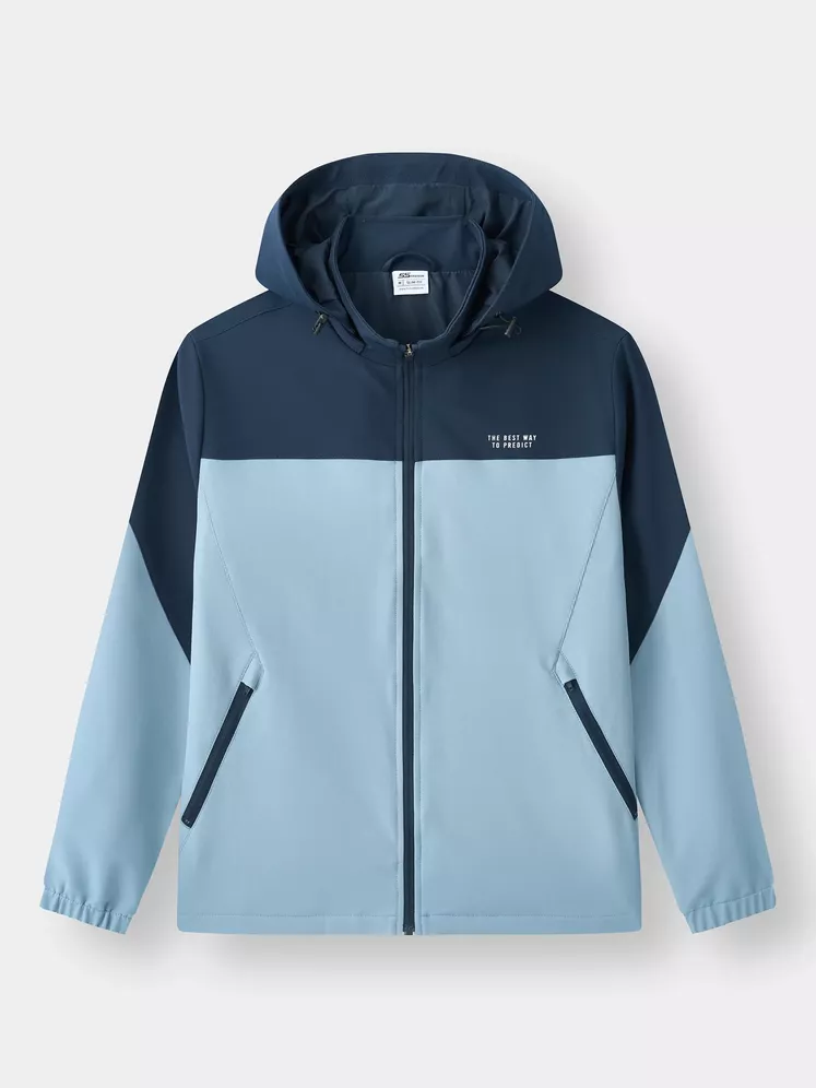 Áo Khoác Gió Nam 5S Fashion Can Phối Mũ Rời MBAKG25001