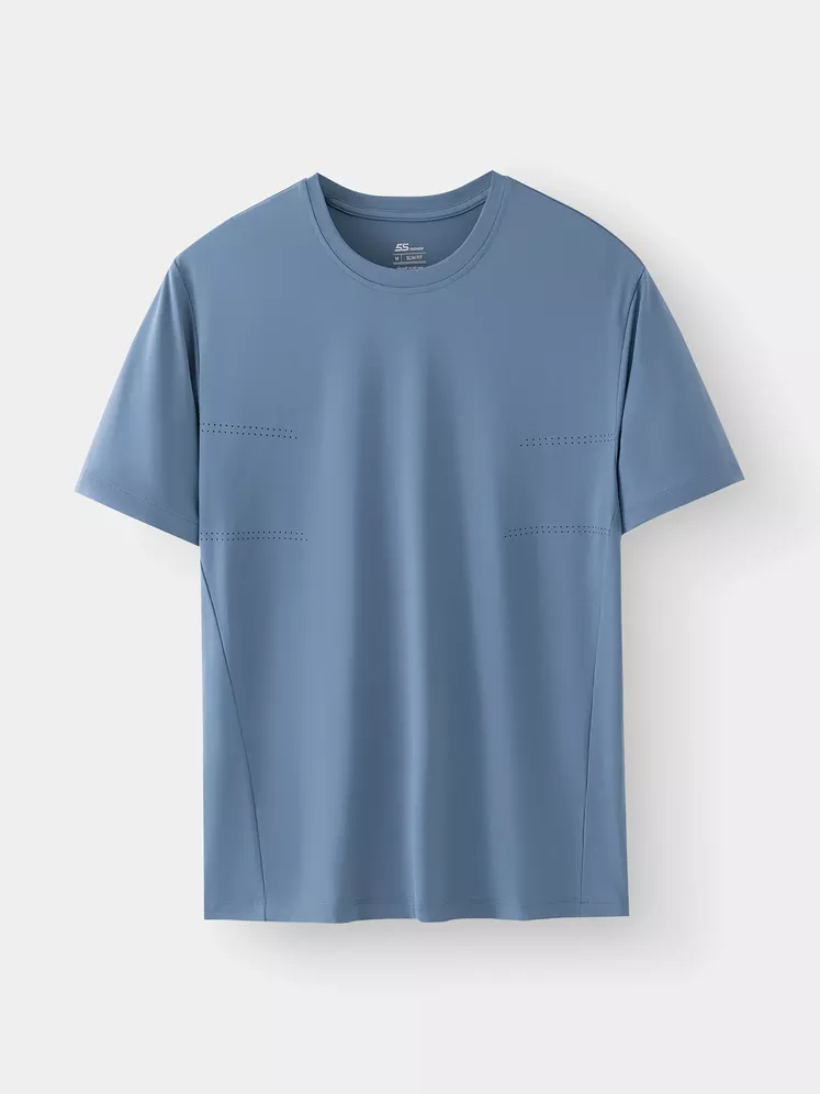 Áo Thun Nam Thể Thao 5S Fashion In Đơn Giản Phom Slimfit ATS25014