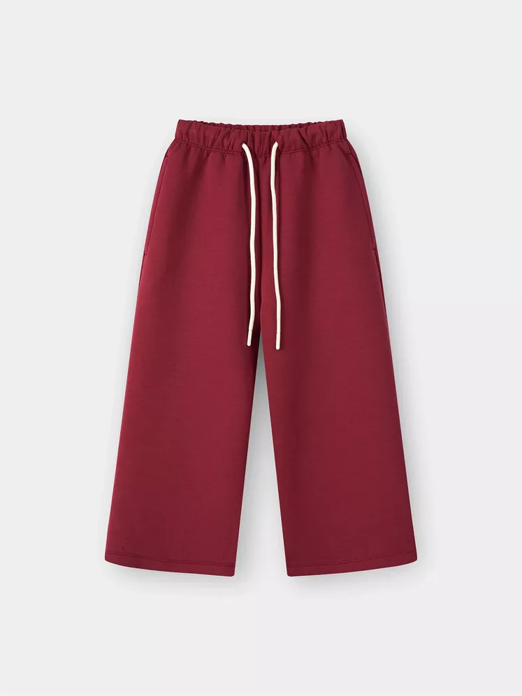 Quần Nỉ Bé Gái 5S Fashion Ống Suông Cạp Chun GBQNI25005