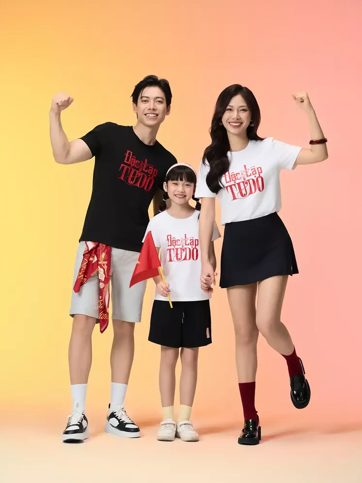 Áo Thun Cờ Đỏ Sao Vàng Unisex 5S Fashion In Độc Lập Tự Do ATS25080