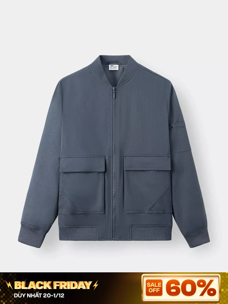 Áo Khoác Bomber 2 Lớp 5S Fashion AKB23008