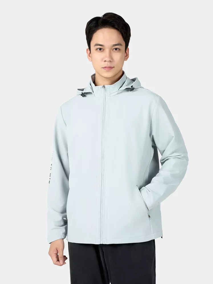 Áo Khoác Gió Nam 5S Fashion In Chữ Phom Slimfit AKG24002