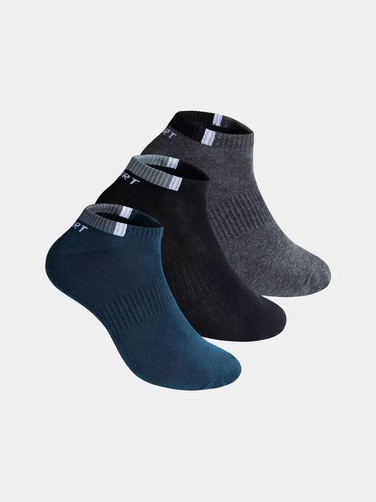 Combo 3 Đôi Tất Nam 5S Fashion Cổ Ngắn Chất Cotton 3C-Y0TAT24009