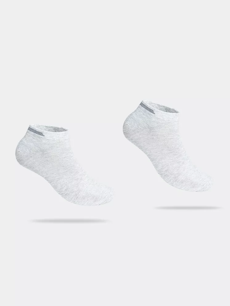 Tất Nam Cổ Lửng 5S Fashion Phối Dệt Kẻ TAT24131