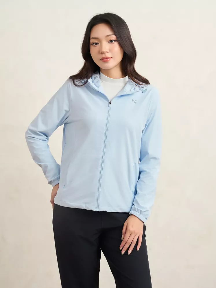 Áo Khoác Gió Nữ 5S Fashion Có Mũ Phom Slimfit W0AKG25004