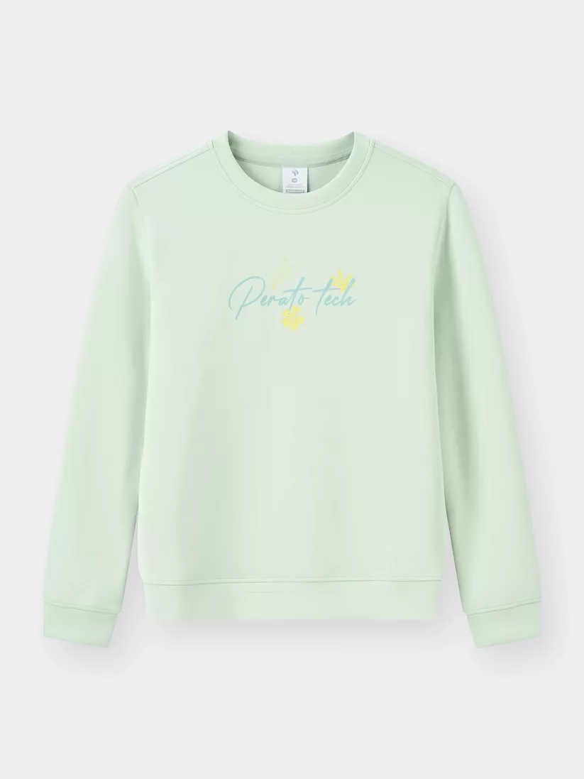 Áo Nỉ Nữ PERATO Phong Cách Lifestyle In Nổi Bật, Cá Tính LBANW5W025