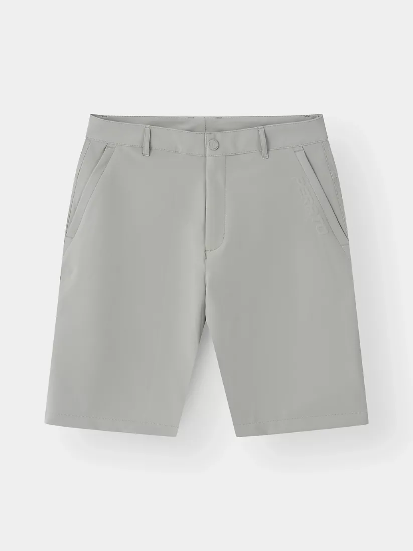 Quần Short Nam Cài Cúc PERATO In Dập Nổi Phong Cách Training T0SKS5M002