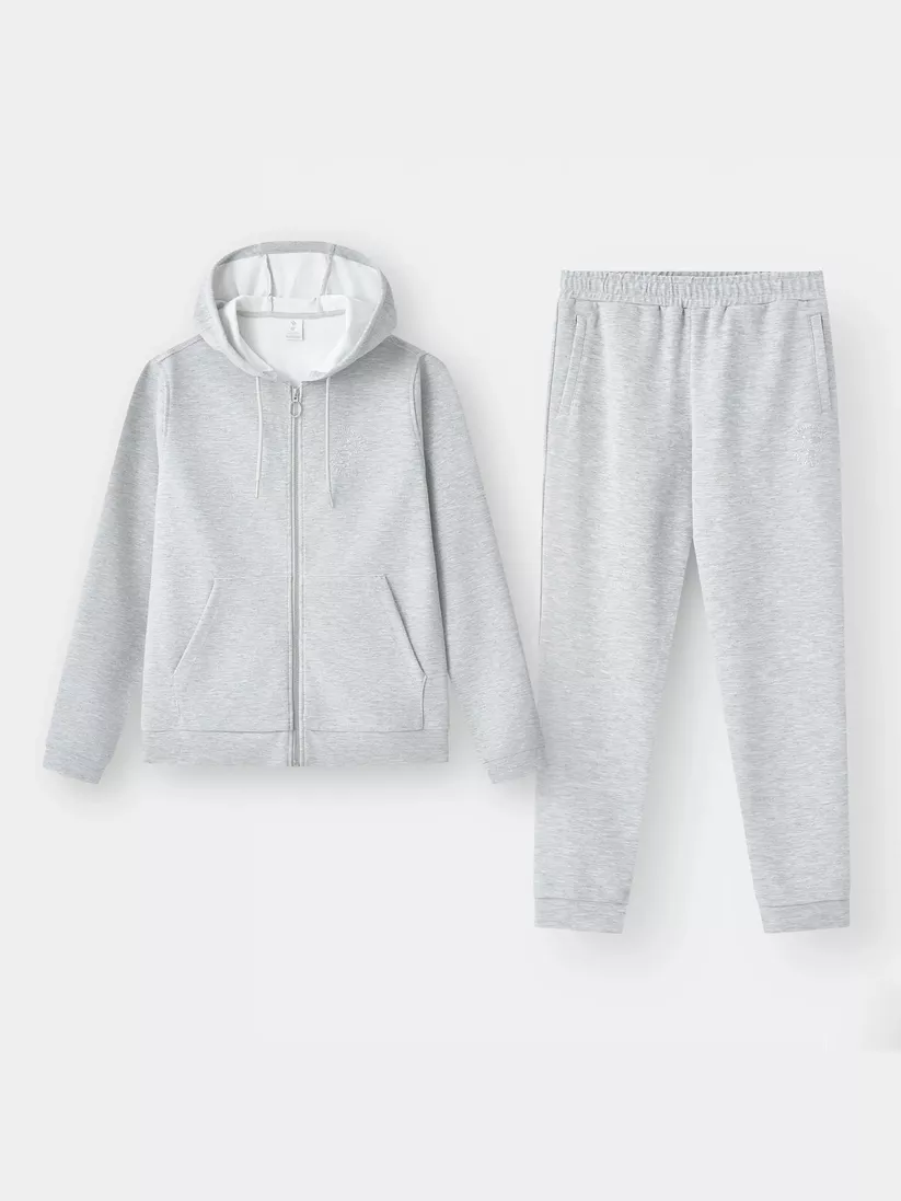 Set Bộ Nỉ Khóa Nữ Có Mũ PERATO Phong Cách Lifestyle LBNKW5W031