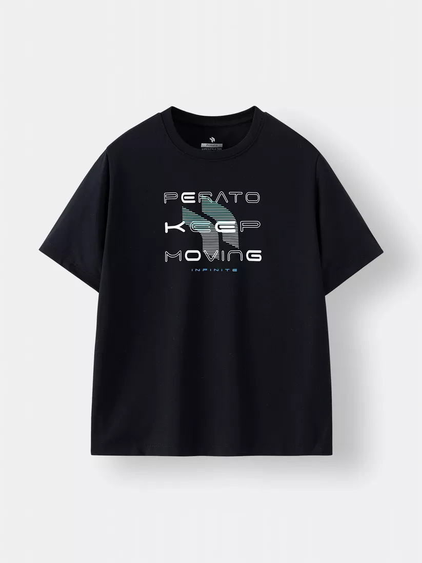 Áo Thun Bé Trai Phong Cách Lifestyle PERATO L0TSS5B008