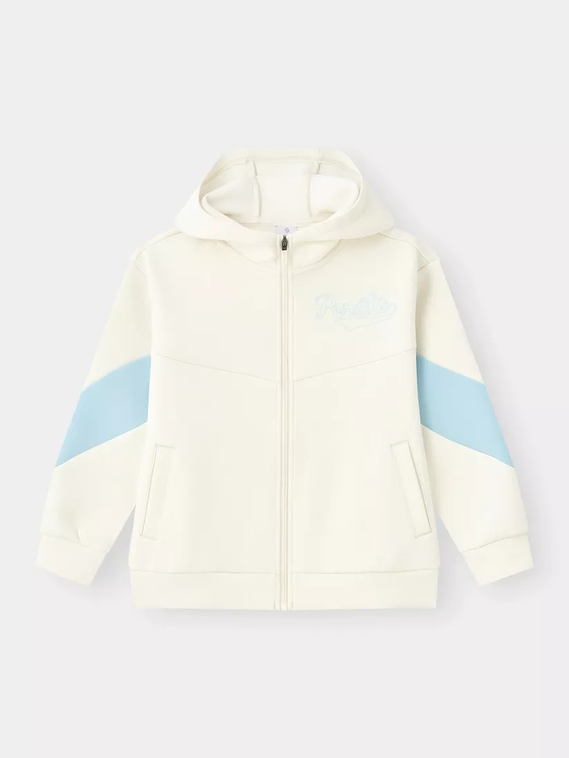 Áo Nỉ Khóa Có Mũ Cho Bé Gái PERATO Phong Cách Basketball BBKNW5G012