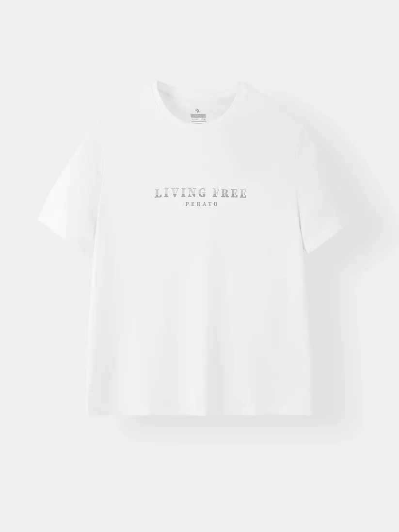 Áo Thun Nữ PERATO Phong Cách Lifestyle Phom Loosefit LBTSS5W004