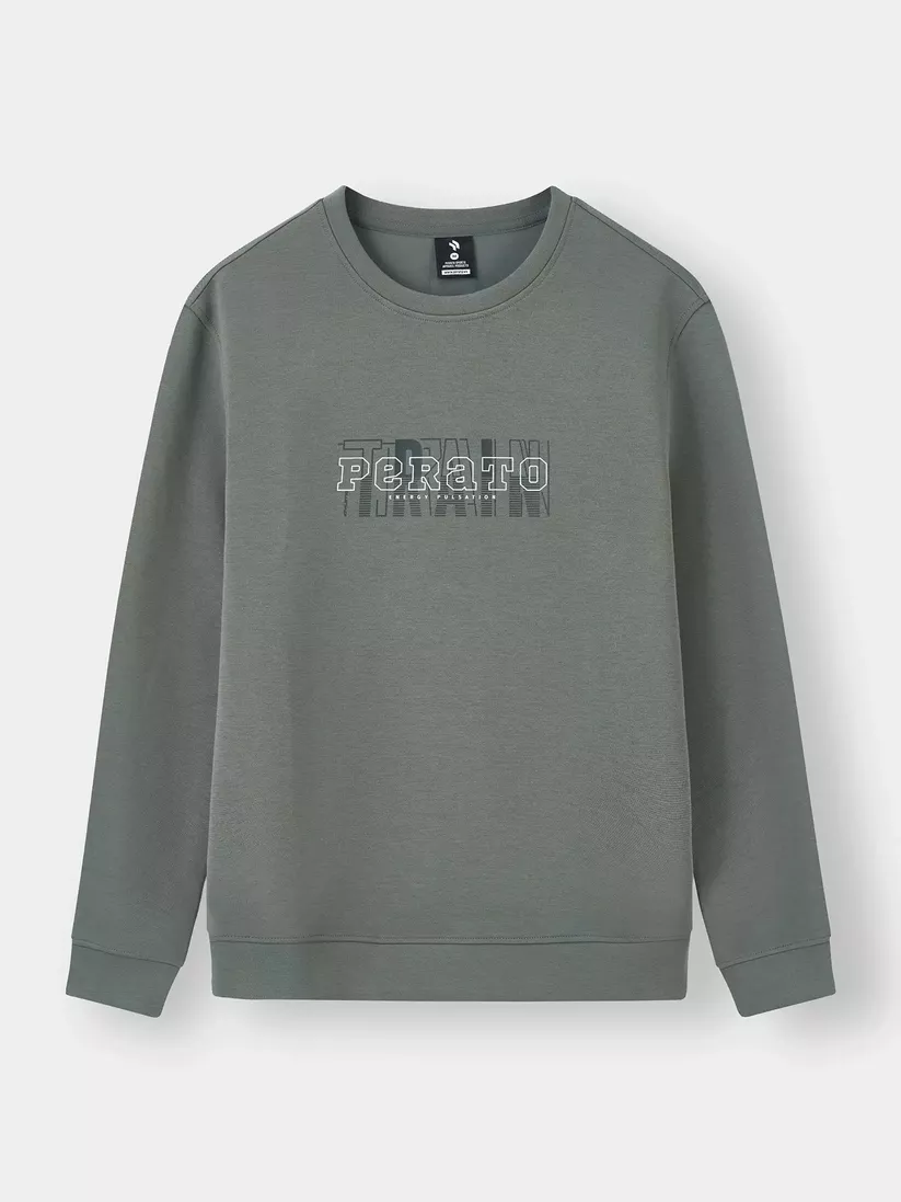 Áo Nỉ Nam PERATO Phong Cách Training Phom Regular T0ANW5M028