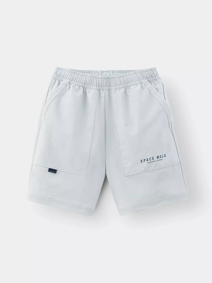 Quần Short Bé Trai PERATO Cạp Chun Phom Loose Fit L0SCS5B004